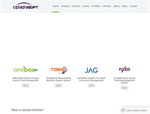 Tablet Screenshot of ciptadrasoft.com